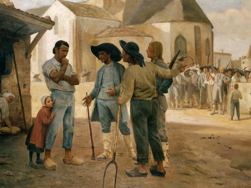 1856-Jules Gabriel Hubert Sauzeau - I vandeani chiesero a Cathelineau di guidare l'insurrezione